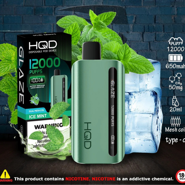 HQD Glaze 12000 Puffs Disposable Vape