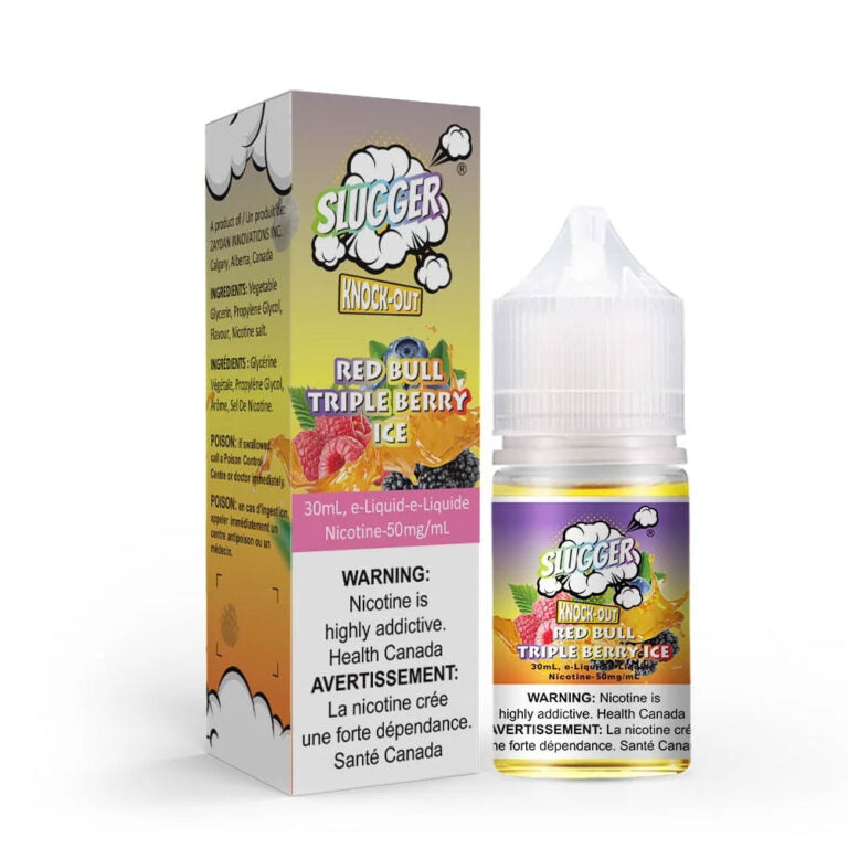 Slugger Knock Out Red Bull Triple Berry Ice 30 ml