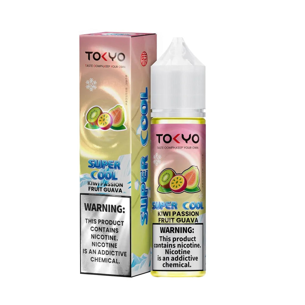 Tokyo Super Cool Kiwi Passion Fruit Guava E-Liquid 60ml