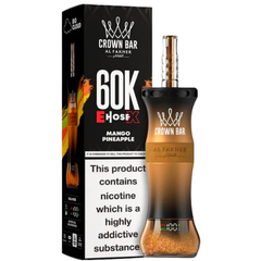 Al Fakher Crown Bar E-Hose X 60000 Puffs , 24 Flavours