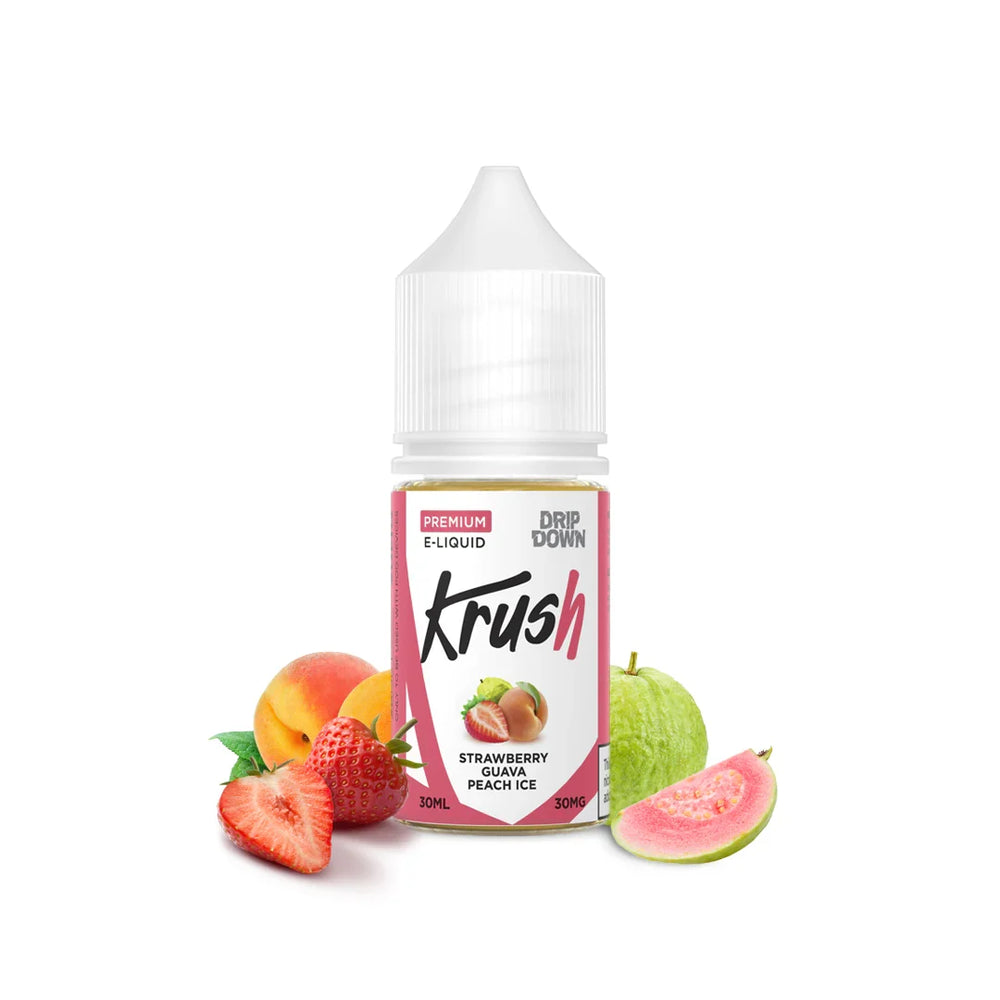 Drip Down Strawberry Guava Peach Ice By Krush Series 30ml