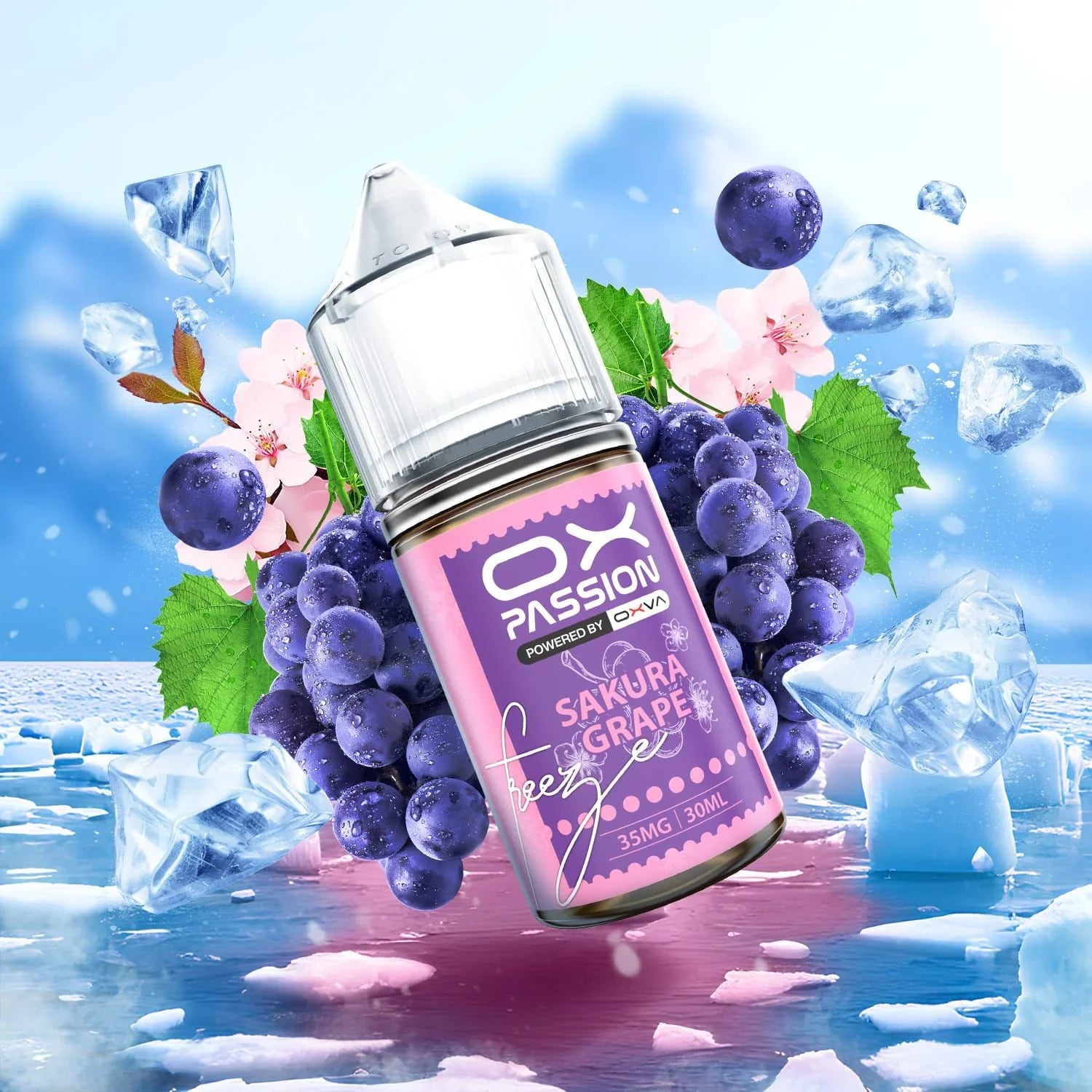 Ox Passion Freeze Flavor Sakura Grape 30ml best price