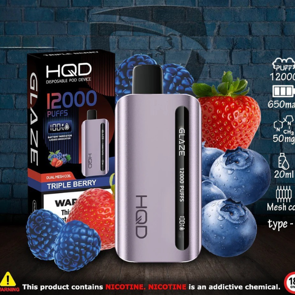 HQD Glaze 12000 Puffs Disposable Vape