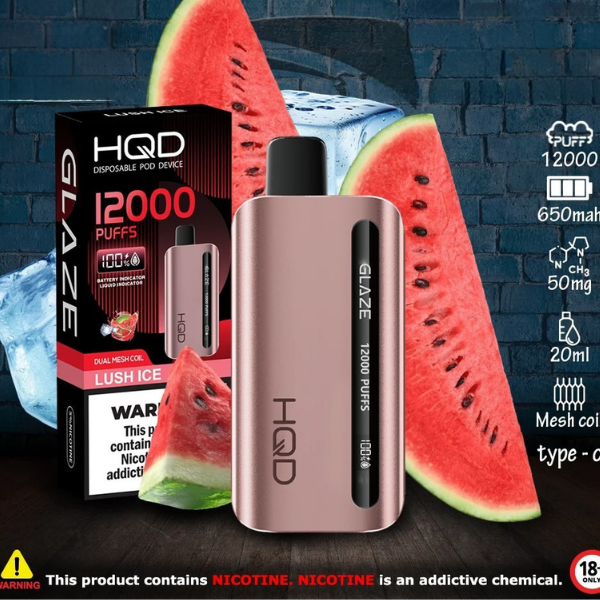 HQD Glaze 12000 Puffs Disposable Vape