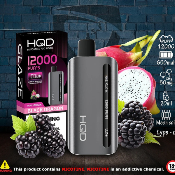 HQD Glaze 12000 Puffs Disposable Vape