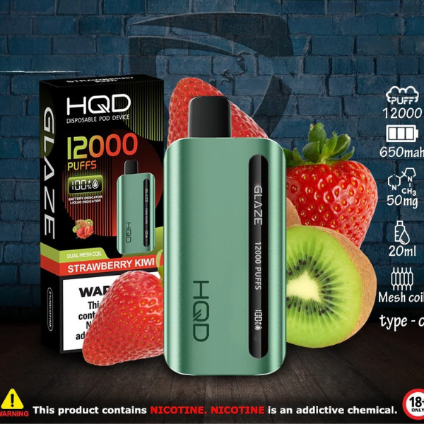 HQD Glaze 12000 Puffs Disposable Vape