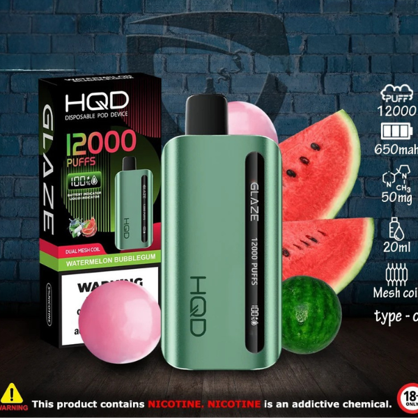 HQD Glaze 12000 Puffs Disposable Vape