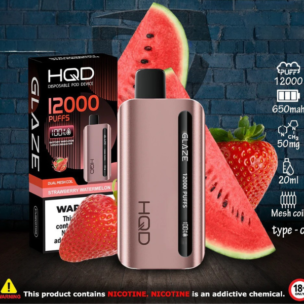 HQD Glaze 12000 Puffs Disposable Vape