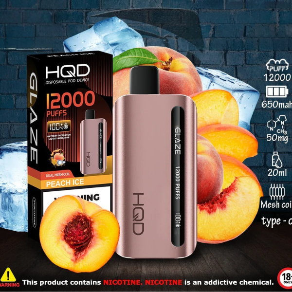 HQD Glaze 12000 Puffs Disposable Vape