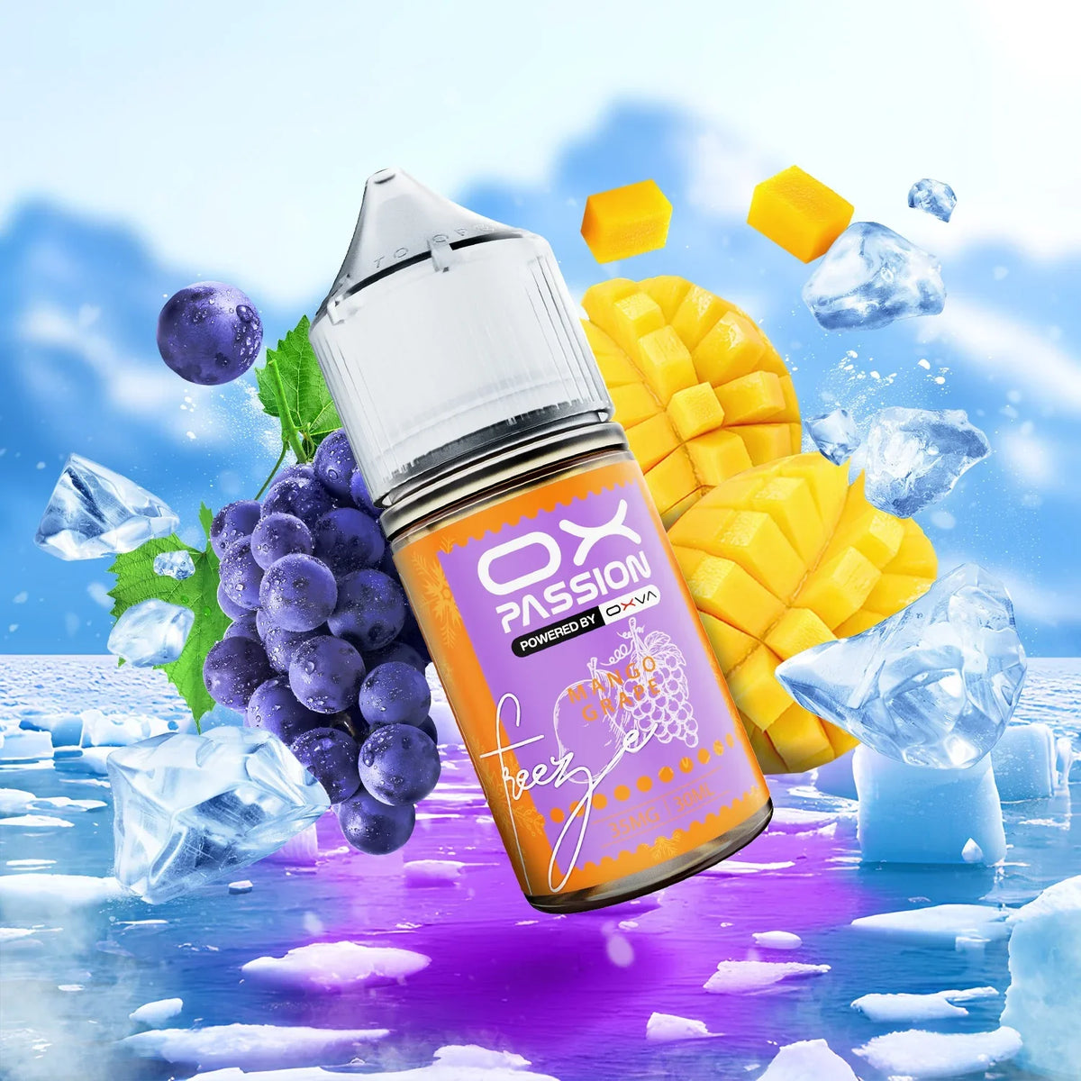 Ox Passion Freeze Flavor Mango Grape 30ml