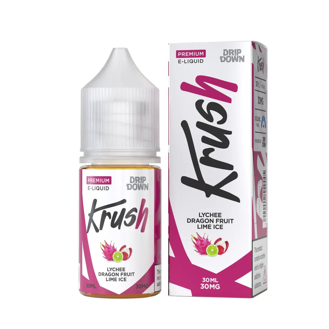 Drip Down Lychee Dragon Fruit Lime Ice By Krush Series price in Pakistan