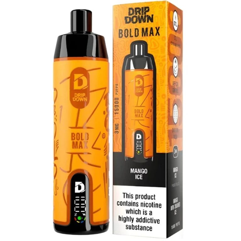 Drip Down Bold Max 15000 Puffs Disposable — MTL/RDTL Adjustable