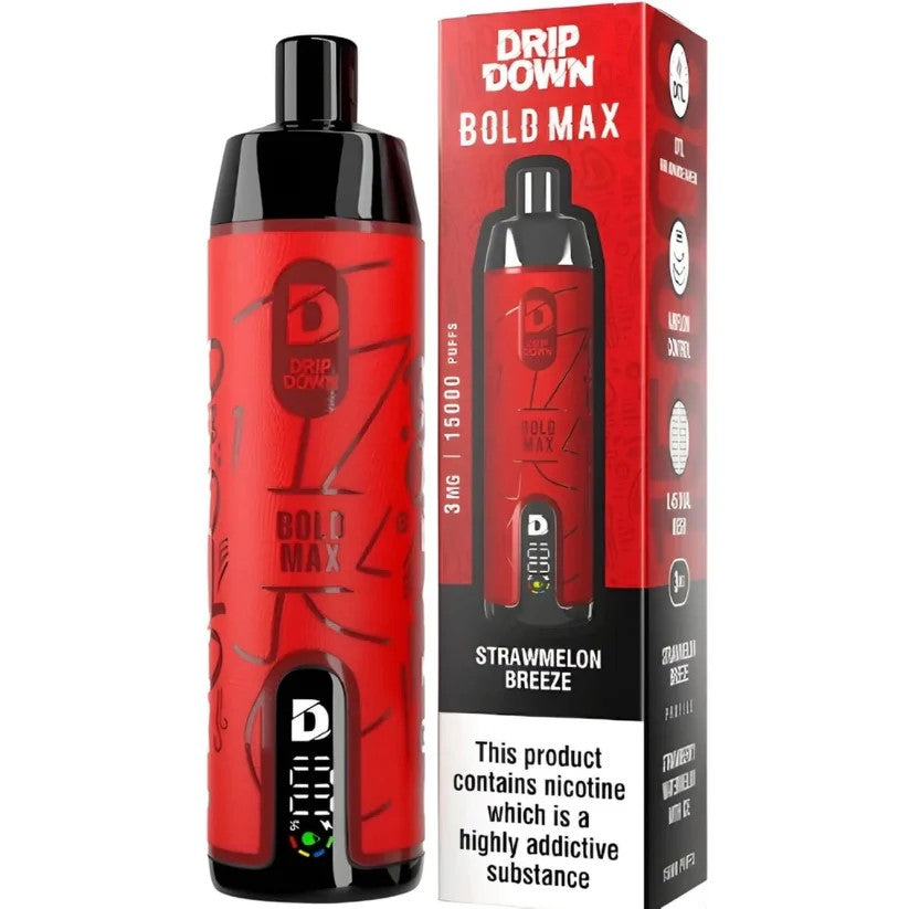 Drip Down Bold Max 15000 Puffs Disposable — MTL/RDTL Adjustable