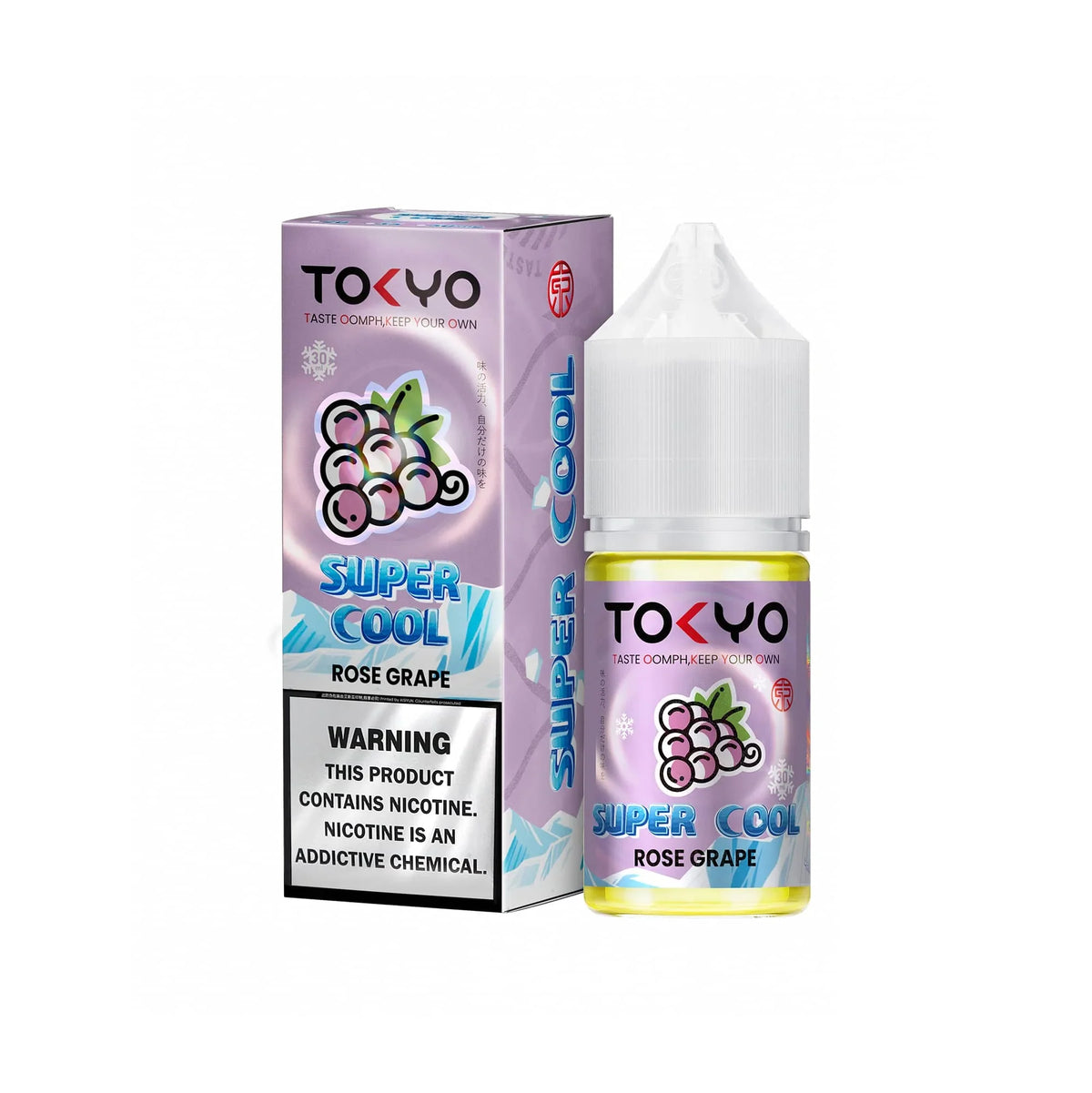 Tokyo Super Cool Rose Grape E-Liquid 30ml