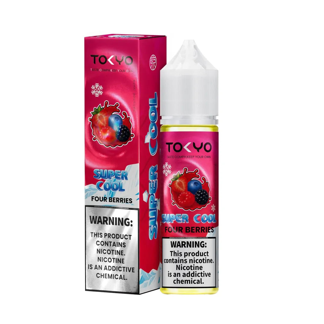 Tokyo Super Cool Four Berries E-Liquid 60ml