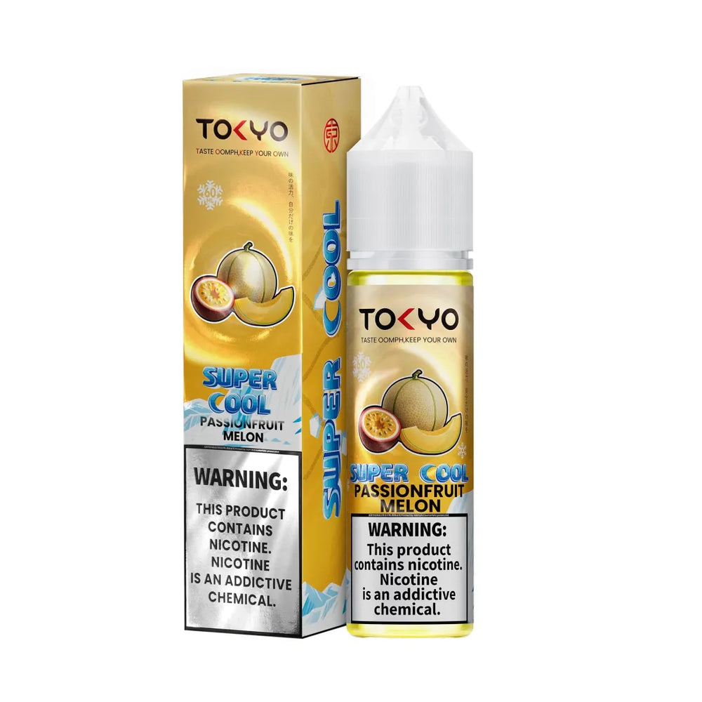 Tokyo Super Cool Passion Fruit Melon E-Liquid 60ml