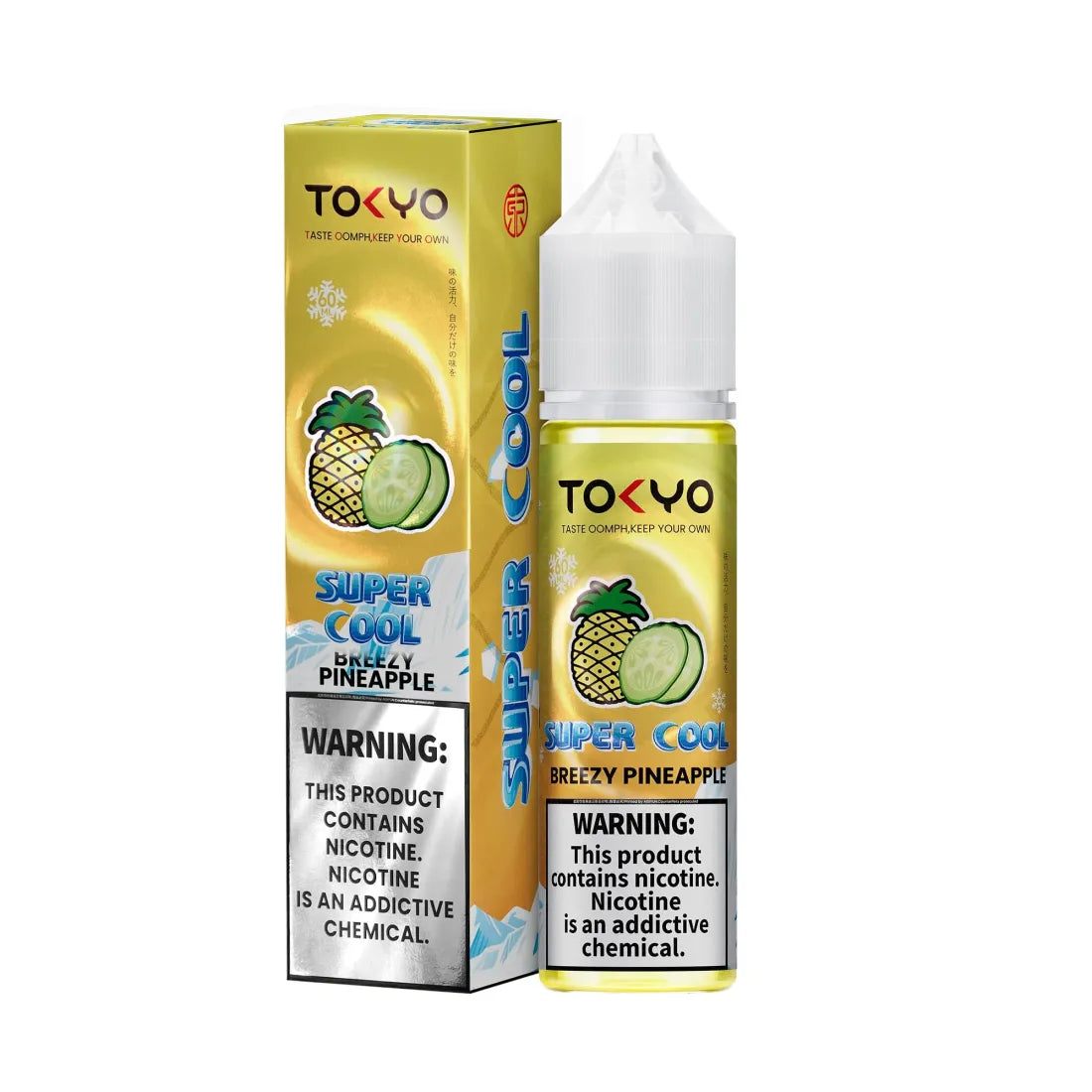 Tokyo Super Cool Breezy Pineapple E-Liquid 60ml