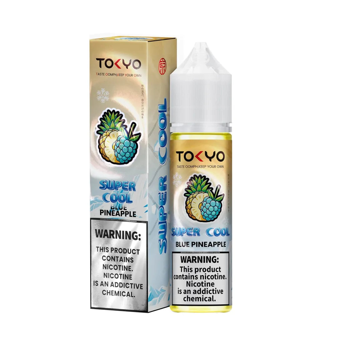 Tokyo Super Cool Blue Pineapple E-Liquid 60ml