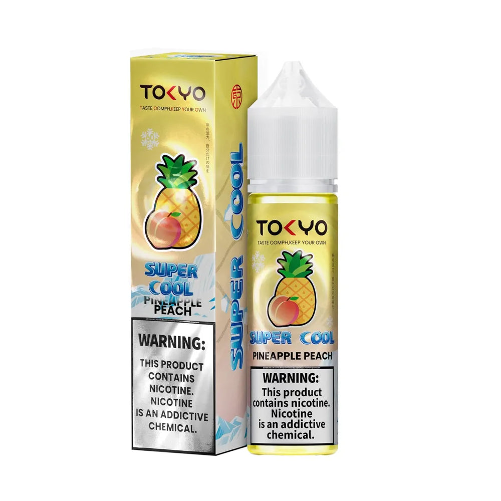 Tokyo Super Cool Pineapple Peach E-Liquid 60ml