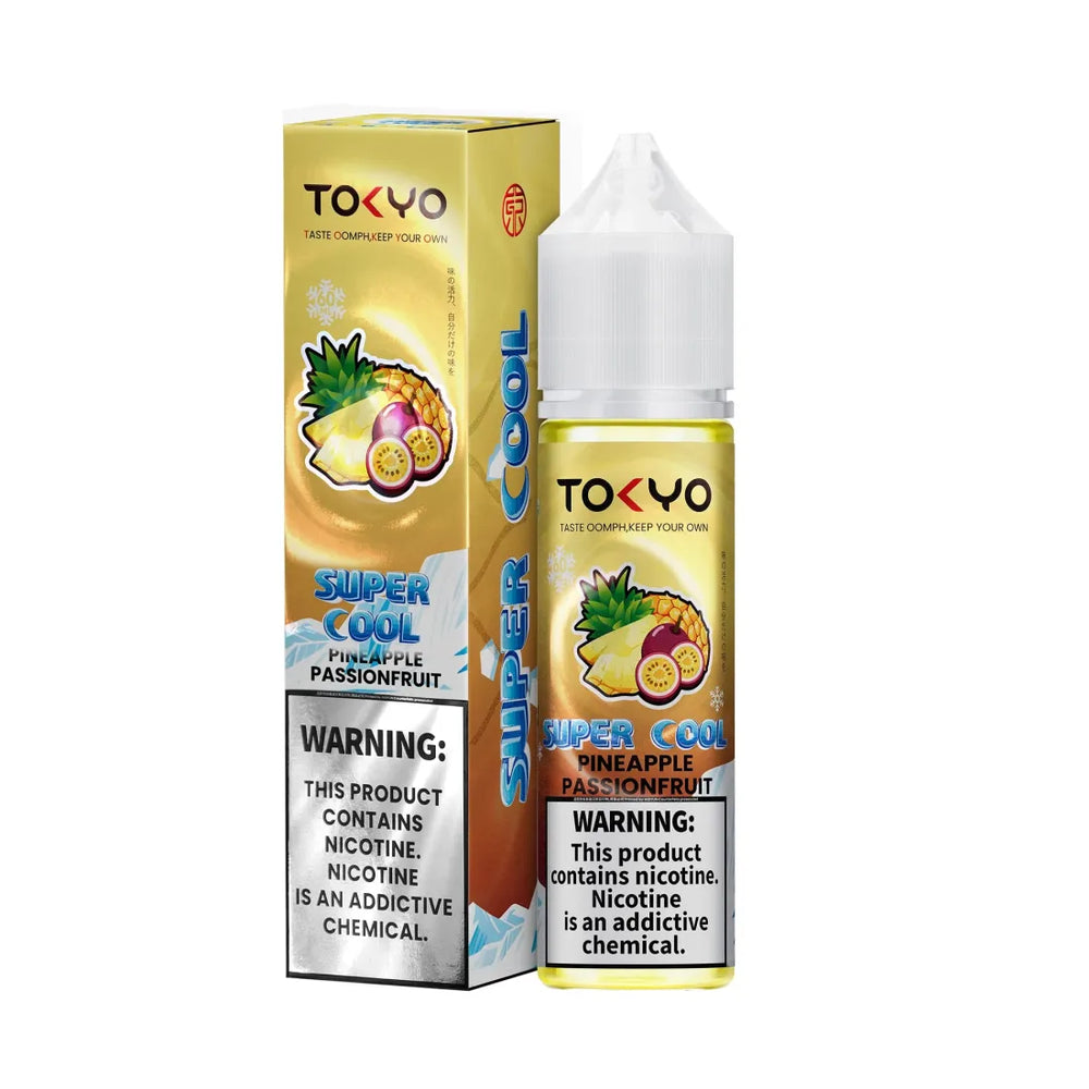 Tokyo Super Cool Pineapple Passion Fruit E-Liquid 60ml