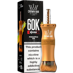 Al Fakher Crown Bar E-Hose X 60000 Puffs , 24 Flavours